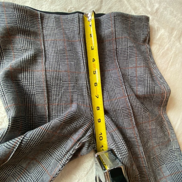Anthropologie The Essential Crop Plaid Houndstooth Ankle Pants 16983 - Picture 9 of 16